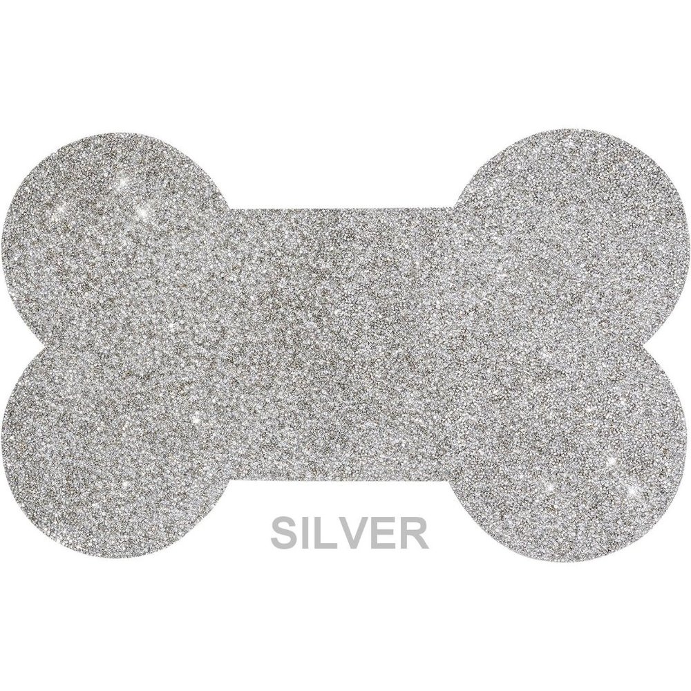 NEW Sparkling Bling Swarovski Crystal Rhinestone Pet Bowls Placemat 3 Pi… - Picture 6 of 16
